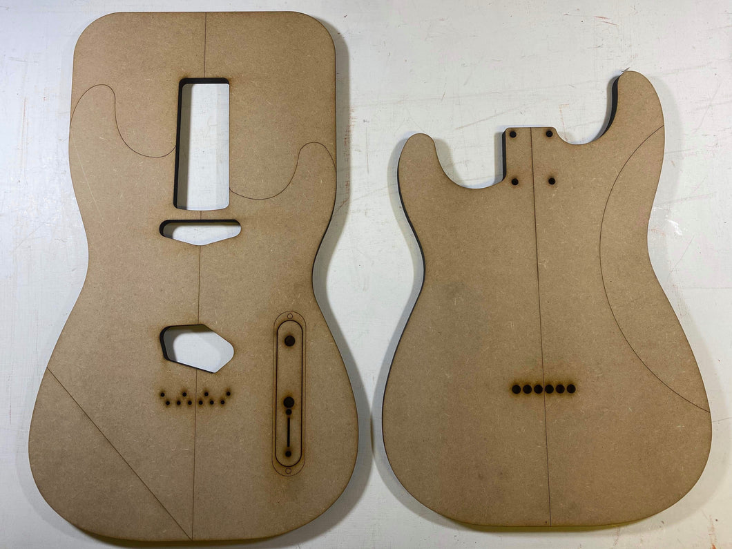 Guitar Template - S Style - Tele